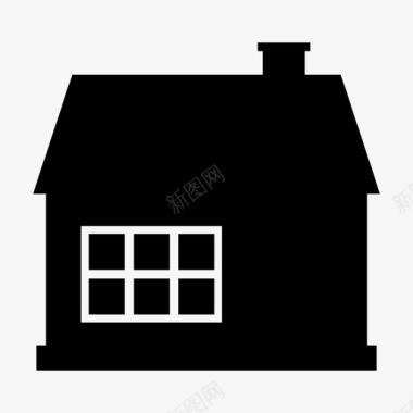 房屋建筑物大厦图标图标