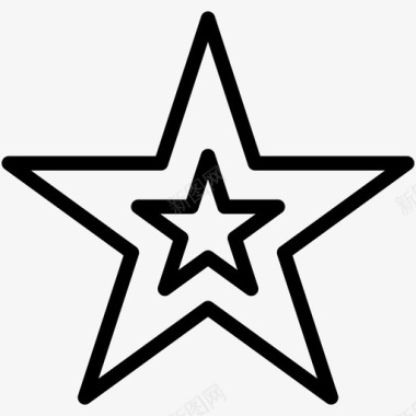 星星装饰元素质量标志图标图标