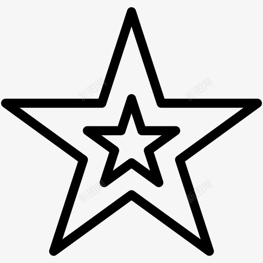 星星装饰元素质量标志图标svg_新图网 https://ixintu.com 多媒体线图标 成功 星星 星星装饰 装饰元素 质量标志