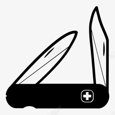 瑞士刀刀片口袋图标图标