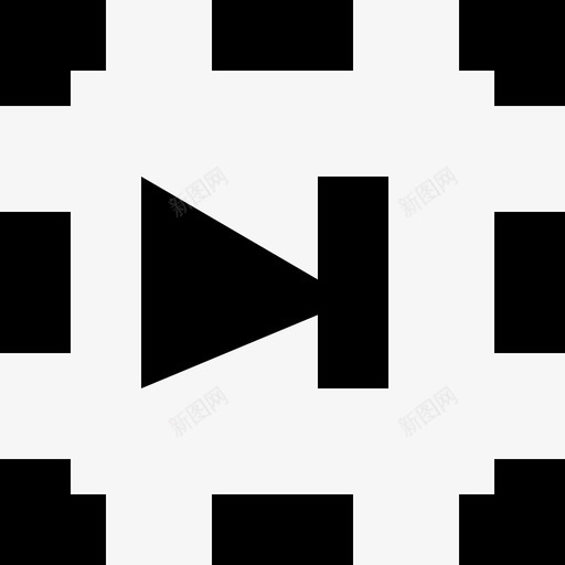 跳过音频音乐图标svg_新图网 https://ixintu.com 播放器 歌曲 跳过 音乐 音频 音频和视频收集