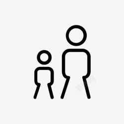 单身女性单身女性家庭孩子家庭伴侣图标高清图片