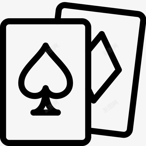 卡片娱乐游戏图标svg_新图网 https://ixintu.com dottie 卡片 娱乐 扑克 游戏 运动