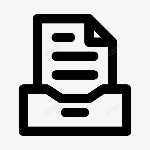 档案业务开发图标svg_新图网 https://ixintu.com 业务 办公 开发 档案 规划 项目管理