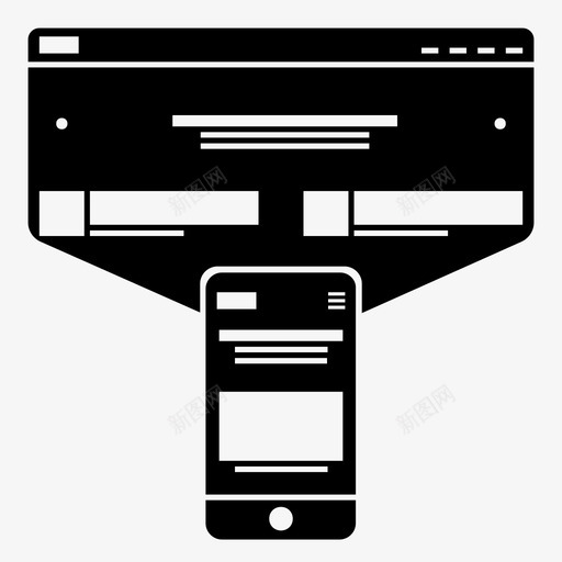 响应式web自适应web移动式图标svg_新图网 https://ixintu.com rwd ux 响应式web设计 响应式设计 移动式 自适应web设计