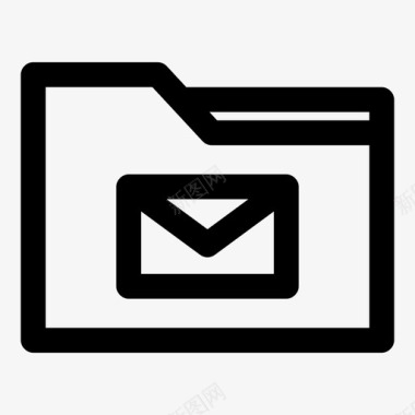 文件夹消息计算机邮件电子邮件图标图标