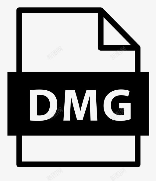 dmg文件扩展名名称图标svg_新图网 https://ixintu.com dmg文件 名称 扩展名 文件扩展名行 类型