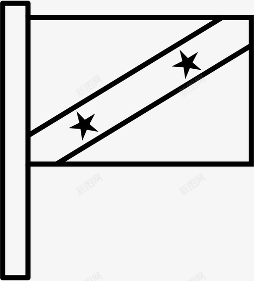 圣基茨和尼维斯加勒比海国家图标svg_新图网 https://ixintu.com 世界国旗轮廓 加勒比海 国家 国旗 圣基茨和尼维斯