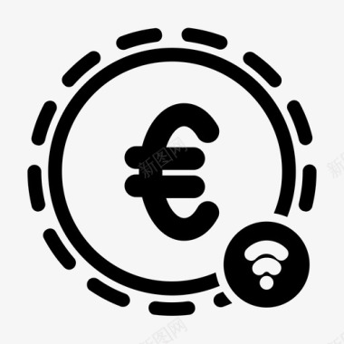 moneywireless欧元支付图标图标