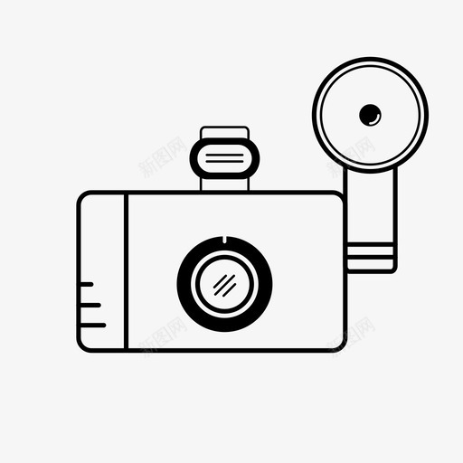 玩具相机眼睛胶卷图标svg_新图网 https://ixintu.com 玩具相机 眼睛 胶卷 镜头