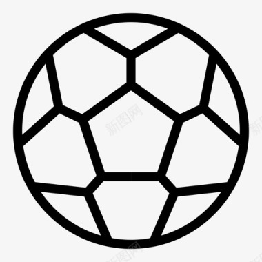 足球学校体育图标图标