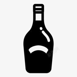 贝利瓶子酒贝利酒图标高清图片