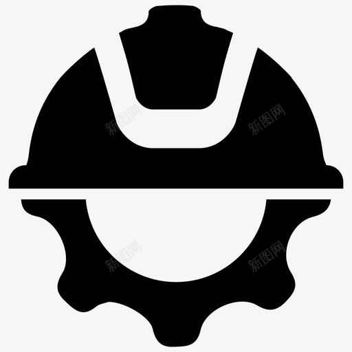 结构装备安全帽图标svg_新图网 https://ixintu.com 头盔 安全帽 施工和工具 结构 装备 设置