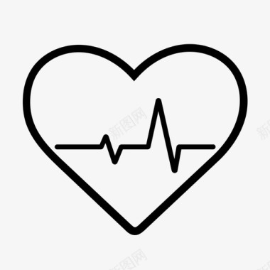 心跳有氧运动心率图标图标