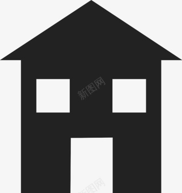 房子小屋别墅图标图标