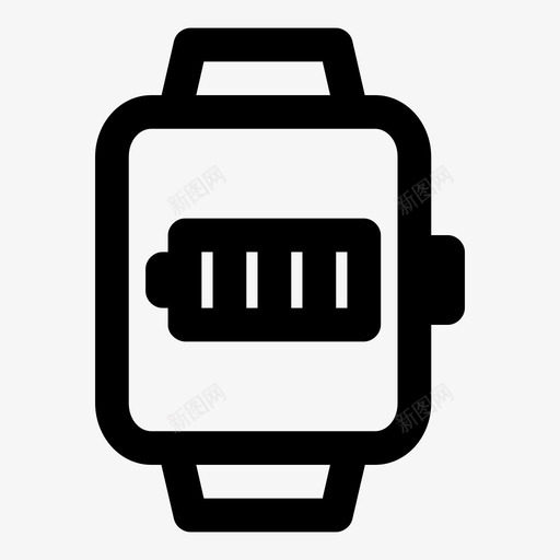 智能手表电池电池电量电池状态图标svg_新图网 https://ixintu.com 智能手表电池 电池状态 电池电量 能量