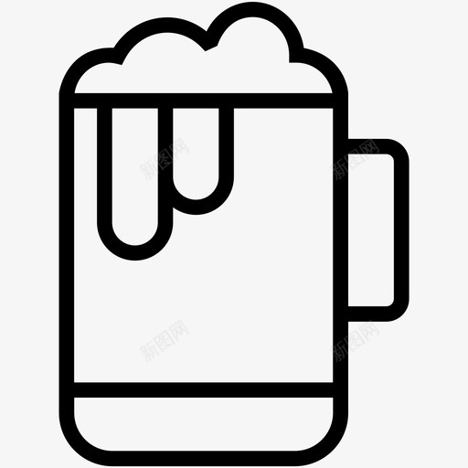 啤酒啤酒杯冰啤图标svg_新图网 https://ixintu.com 冰啤 啤酒 啤酒杯 夏季和旅游图标系列 饮料