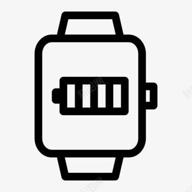 智能手表电池电池电量电池状态图标图标