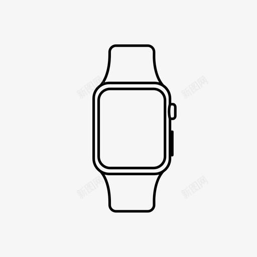 苹果手表数码ios图标svg_新图网 https://ixintu.com ios iwatch 手表操作系统 数码 智能手表 终极苹果系列 苹果手表