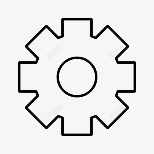 设置应用程序业务图标svg_新图网 https://ixintu.com 业务 应用程序 用户界面 程序 设置 软件