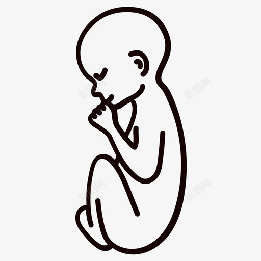 三十八岁婴儿胚胎图标svg_新图网 https://ixintu.com 三十八岁 婴儿 怀孕 怀孕阶段 未出生 胎儿 胚胎