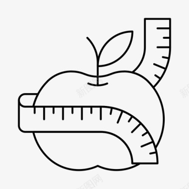 健身苹果运动图标图标