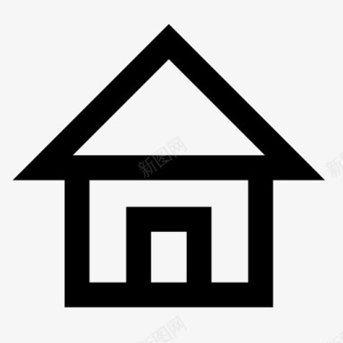 房子住所公寓图标图标