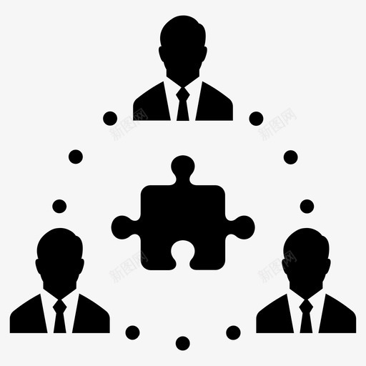 解决问题商业商人图标svg_新图网 https://ixintu.com 商业 商业团体第2卷 商人 团队合作 益智 解决问题