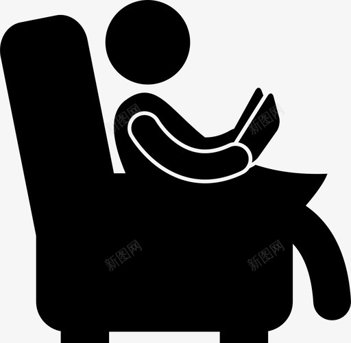 女人在沙发上看书书沙发图标svg_新图网 https://ixintu.com 书 坐着 坐着读书 女人在沙发上看书 女人的日常生活 报纸 放松 沙发