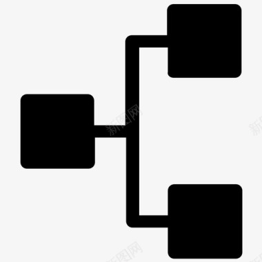 层次结构图表金字塔图标图标