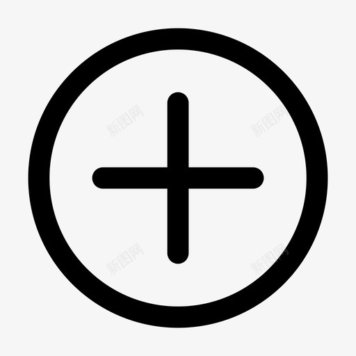 带圆圈的加号添加放大图标svg_新图网 https://ixintu.com 加号 带圆圈的加号 常用图标 收藏 放大 添加
