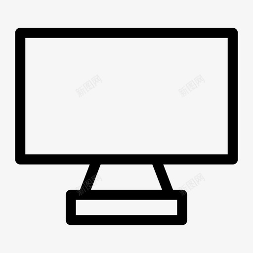 屏幕电脑液晶显示器图标svg_新图网 https://ixintu.com 屏幕 显示器 液晶显示器 电脑 电视 设备展览会