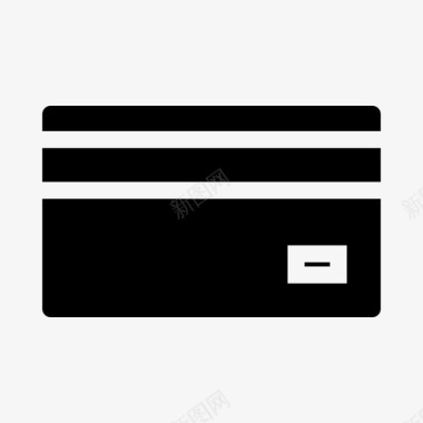 信用卡借记卡电子支付图标图标