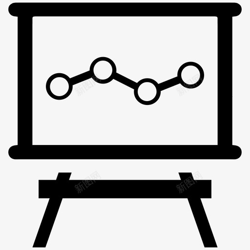 业务分析板图图标svg_新图网 https://ixintu.com 业务分析 图 板 管理和业务 线图 统计