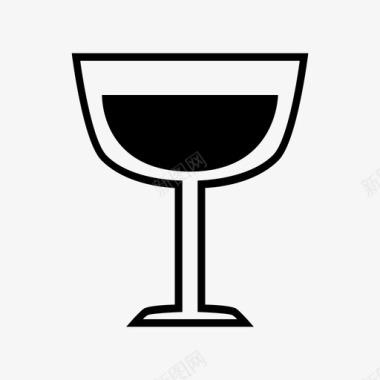 酒杯宴会饮料图标图标
