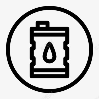 油燃料液体图标图标