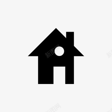 家房子生活区图标图标