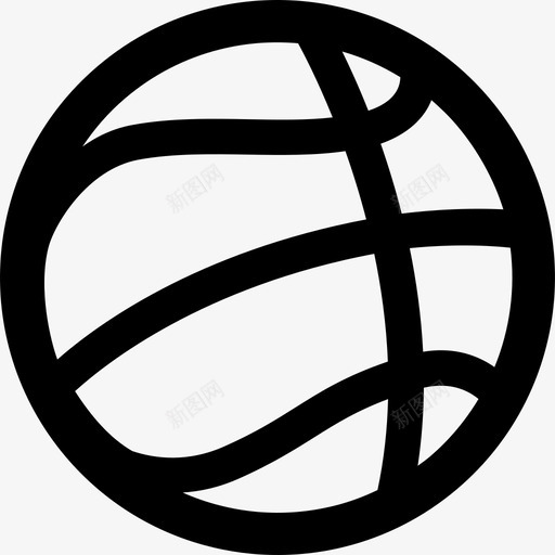 篮球体育教育2图标svg_新图网 https://ixintu.com 体育 教育2 篮球