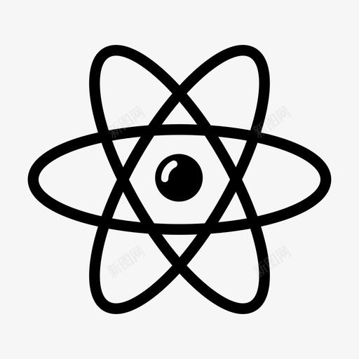原子能量分子图标svg_新图网 https://ixintu.com 分子 原子 原子核 学校 教育 科学 科学固体 能量 辐射