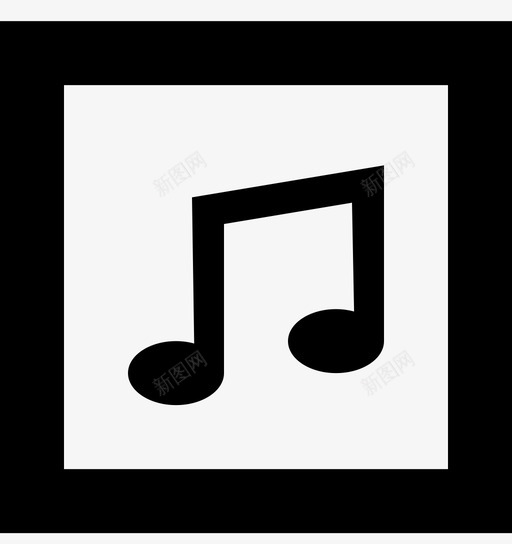 音乐符号音频音符图标svg_新图网 https://ixintu.com 播放器 歌曲 音乐符号 音符 音频 音频和视频收集