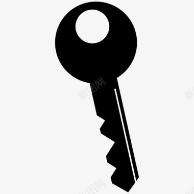 钥匙锁链房子图标图标