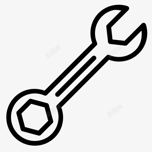 螺丝刀结构设备图标svg_新图网 https://ixintu.com 扳手 结构 螺丝刀 设备 配件