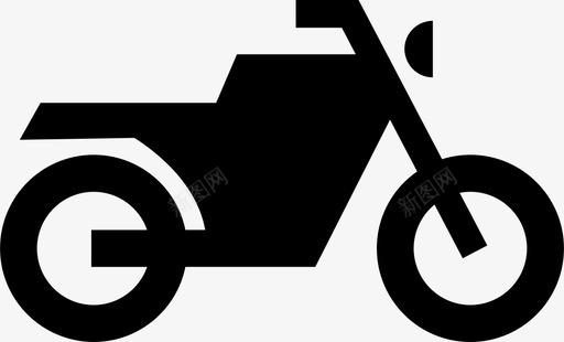 摩托车自行车停车场图标图标