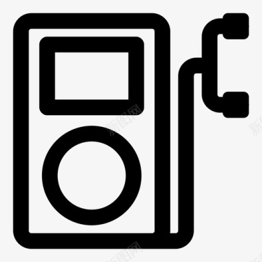 mp3播放器耳机ipod图标图标