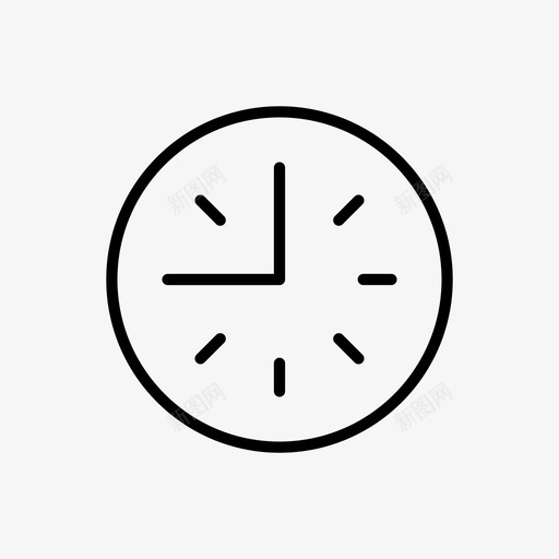 时钟计划时间表图标svg_新图网 https://ixintu.com 业务 手表 时钟 时间 时间表 计划