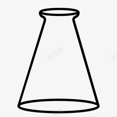 锥形瓶烧杯玻璃图标图标