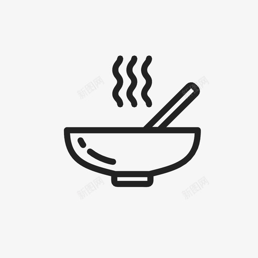 汤鸡汤食品图标svg_新图网 https://ixintu.com 健康 拉面 汤 食品 鸡汤
