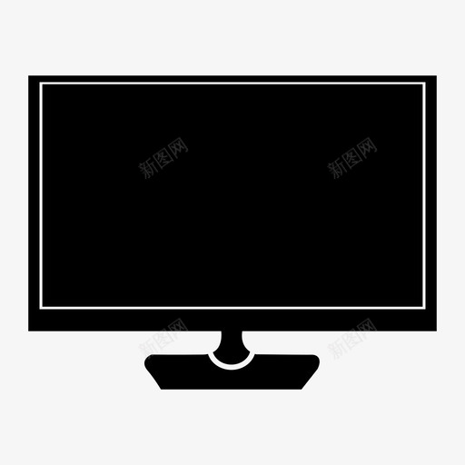 显示器lcdpc图标svg_新图网 https://ixintu.com lcd pc 显示器 电视 电视屏幕 音频和视频系统