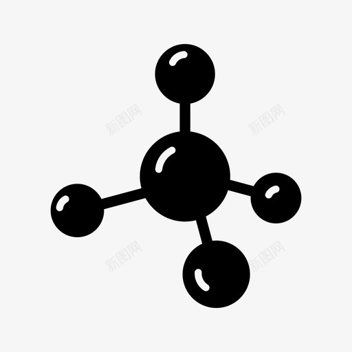 分子原子化学图标svg_新图网 https://ixintu.com 分子 化学 原子 学校 教育 模型 科学 科学固体