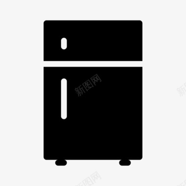 冰箱家庭自动化家用图标图标